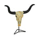 15-Inch Longhorn Steer Skull Resin Home Decor: A Stunning Blend of Decorative Art and Craftsmanship for Your Wall, Desk, or