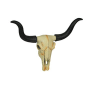 15-Inch Longhorn Steer Skull Resin Home Decor: A Stunning Blend of Decorative Art and Craftsmanship for Your Wall, Desk, or