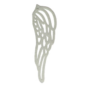 Small - Cast Iron Wings - White - Image 5 - Antique White Finish Cast Iron Angel Wings Wall Sculptures Set -Serene Angelic