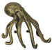 Antique Gold Finish Cast Iron Octopus Phone Holder Stand Decorative Bookend Home Décor Ocean Décor Image 1