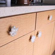 White - Image 5 - Set of 6 Rustic White Finish Cast Iron Octopus Drawer Pulls - Decorative Cabinet Knobs - Nautical Home