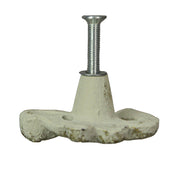 White - Image 3 - Set of 6 Rustic White Finish Cast Iron Octopus Drawer Pulls - Decorative Cabinet Knobs - Nautical Home