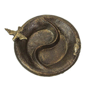 Bronze - Image 2 - Rustic Cast Iron Bird Bath Feeder Pedestal in Antique Bronze Finish - 20 Inches HIgh - Perfect Home and