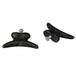 Black - Image 2 - Set of 6 Matte Black Cast Iron Boat Cleat Drawer Pulls: 2.5 Inches Long, Decorative Nautical Cabinet Knobs