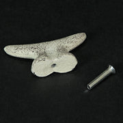 Off-white - Image 3 - Set of 6 Antique White Cast Iron Boat Cleat Drawer Pulls: 2.5 Inches Long, Decorative Nautical Cabinet