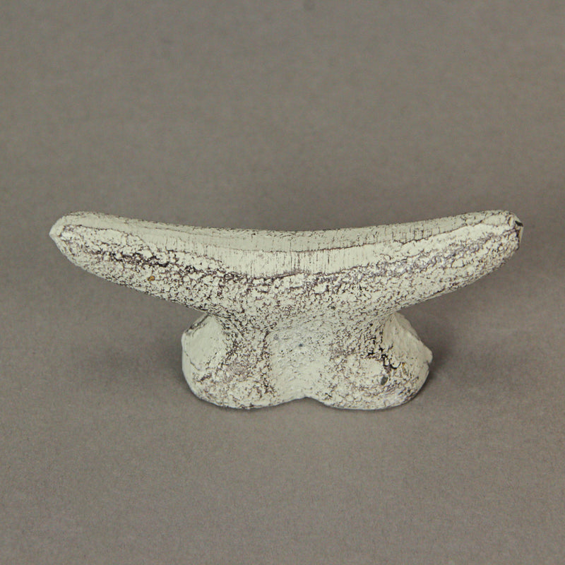 Off-white - Image 7 - Set of 6 Antique White Cast Iron Boat Cleat Drawer Pulls: 2.5 Inches Long, Decorative Nautical Cabinet