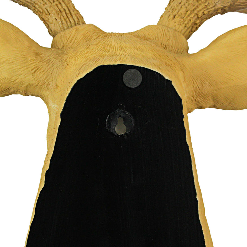 20 Inch 8-Point Buck Deer Head Wall Mounted Bust Sculpture Hunting Home Decor Image 3