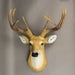 20 Inch 8-Point Buck Deer Head Wall Mounted Bust Sculpture Hunting Home Decor Image 6