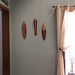 15.75 Inch - Image 4 - 16 In Hand Carved Painted Wooden Surfboard Wall Hanging Decor Beach Art Set of 3