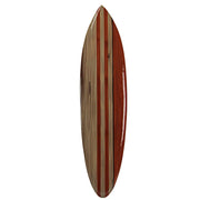39 Inch - Image 7 - Set of 3 Hand-Carved Wooden Surfboard Wall Hangings - Coastal Charm - Striped Surf Beach Art Decor - 39