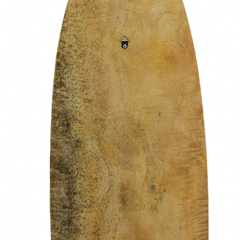 39 Inch - Image 8 - Set of 3 Hand-Carved Wooden Surfboard Wall Hangings - Coastal Charm - Striped Surf Beach Art Decor - 39