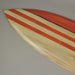 Light Stripes - Image 2 - 39 Inch Hand Carved Painted Light Stripes Wooden Surfboard Wall Hanging Decor