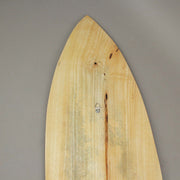 Light Stripes - Image 4 - 39 Inch Hand Carved Painted Light Stripes Wooden Surfboard Wall Hanging Decor