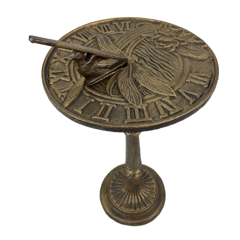 Bronze - Image 2 - 21-Inch Cast Iron Bronze Dragonfly Sundial: A Unique Blend of Artistry and Functionality for Your Garden,