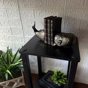 Zeckos Sperm Whale Bookends in 10 Inch Size, Set of 2 Bookends, Weathered Bronze Image 6