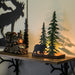 Black Bear - Image 7 - Enchanting Rustic Metal Black Bear Forest Accent Lamp - 12.25 Inches High - Decorative Illumination