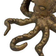 Bronze Cast Iron Octopus Paper Towel Holder - 17 Inches High - Whimsical Nautical Decor for Kitchen Countertops - Bringing