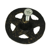 Drawer Pulls Set of 12 Western Star Cast Iron Knobs, 2 Inch Antique Gold Image 8