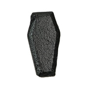 Set of 6 Gothic Coffin Drawer Pulls, 2.5 Inch Black Cast Iron Image 1