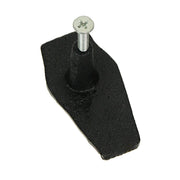 Set of 6 Gothic Coffin Drawer Pulls, 2.5 Inch Black Cast Iron Image 8