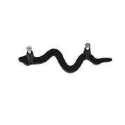 Black - Image 4 - Set of 6 Snake Drawer Pulls, 6 Inch Cast Iron, Black