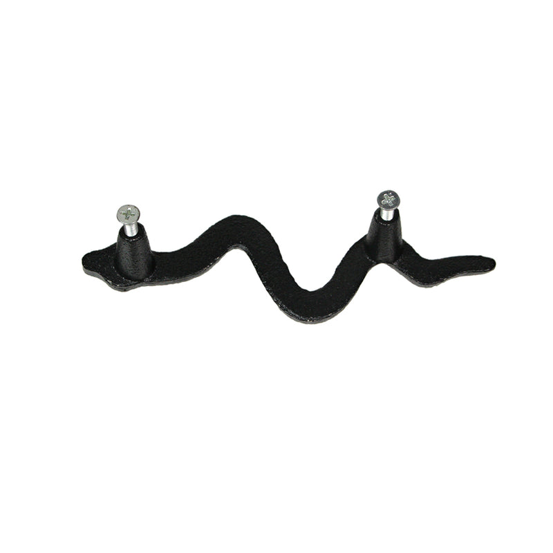 Black - Image 4 - Set of 6 Snake Drawer Pulls, 6 Inch Cast Iron, Black