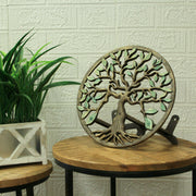 Tree of Life - Green - Image 5 - Green / Bronze Finish Cast Iron Tree of Life Decorative Wall-Mounted Garden Hose Hanger -