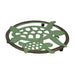 Cast Iron Sea Turtle Trivet – Verdigris Finish, Bronze Accents, 8" x 7.75", Heat-Resistant and Durable Coastal Décor, Perfect