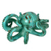 Aqua Green Octopus Bookends Set of 2 – Coastal Nautical Polyresin Wall Decor for Bookshelves, Office, Bedroom, Living Room,