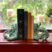 Aqua Green Octopus Bookends Set of 2 – Coastal Nautical Polyresin Wall Decor for Bookshelves, Office, Bedroom, Living Room,