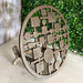 MCM Circles & Squares - Bronze - Image 4 - Mid-Century Modern Cast Iron Circles & Squares Hose Holder – Bronze Finish,