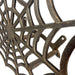XL Cast Iron Spider Web Hose Holder, Bronze Finish, Heavy-Duty Wall Mounted Garden Hose Hanger, Weather Resistant Decorative