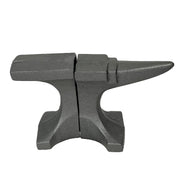 Cast Iron Anvil Bookends Set of 2 - 8" L x 4.5" H x 3.25" D - Rustic Grey Book Holders for Home or Office Décor - Industrial