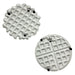 Waffle Set - Image 9 - Zeckos Set of 2 Cast Iron Metal Waffle Trivets – Belgian & Round, 8" Kitchen Plaques, Durable