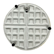 Golden Waffle - Image 9 - Zeckos Round Waffle Cast Iron Metal Trivet – 8" Kitchen Plaque, Durable Heat-Resistant Brown &