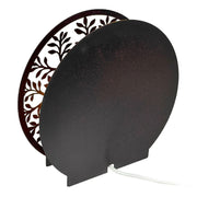 Tree of Life - Metal - Image 3 - Tree of Life Accent Lamp, 8 Inch Black Metal Amber Backlight