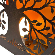 Tree of Life - Metal - Image 9 - Tree of Life Accent Lamp, 8 Inch Black Metal Amber Backlight