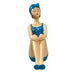 Blue - Sitting - Image 2 - Retro Beach Beauty Girl Figurine, vintage pinup statue in sunbathing sitting pose, hand painted