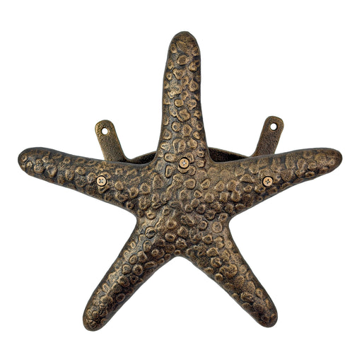 Garden Hose Holder Starfish Bronze 12 Inch Cast Iron Image 2