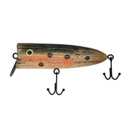 Zeckos Fishing Lure Wall Decor, 12.5 Inch Decorative Wood with Metal Hooks Image 1