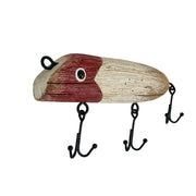 Zeckos Fishing Lure Wall Sculpture, 12.25 Inch Distressed Wood and Metal Image 3