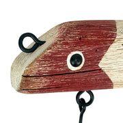 Zeckos Fishing Lure Wall Sculpture, 12.25 Inch Distressed Wood and Metal Image 9