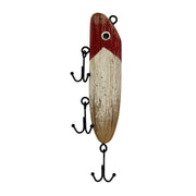 Zeckos Fishing Lure Wall Sculpture, 12.25 Inch Distressed Wood and Metal Image 2
