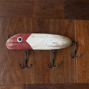 Zeckos Fishing Lure Wall Sculpture, 12.25 Inch Distressed Wood and Metal Image 4