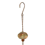 Mushroom - Image 3 - Zeckos Mushroom Rain Chain, 84 Inch Copper Metal with Verdigris Finish