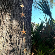 Sea Turtle, Starfish - Image 5 - Zeckos Sea Turtle Rain Chain with Starfish, 84 Inch Copper Metal