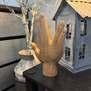 Split Finger - Image 6 - Zeckos Split-Finger Hand Sculpture, 7.75 Inch Carved Natural Albesia Wood
