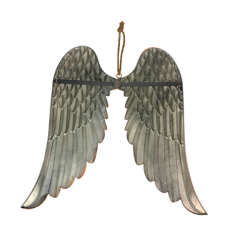 Copper - Image 3 - Zeckos Angel Wings Wall Sculpture, 34 Inch Wide Copper-Toned Metal