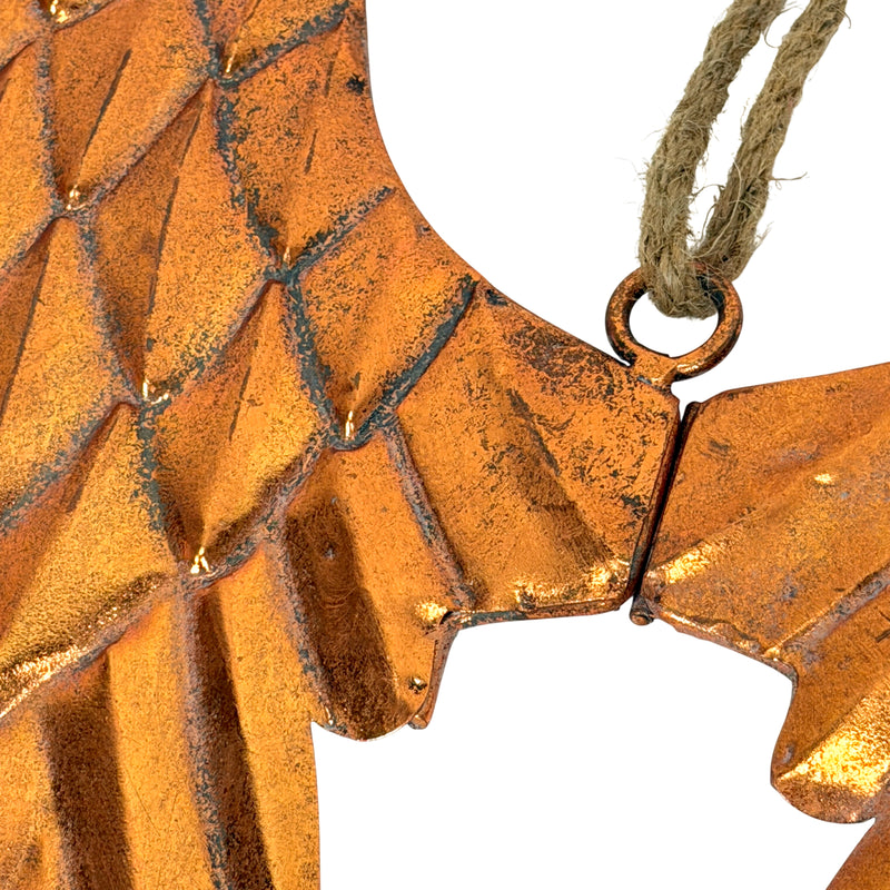 Copper - Image 9 - Zeckos Angel Wings Wall Sculpture, 34 Inch Wide Copper-Toned Metal