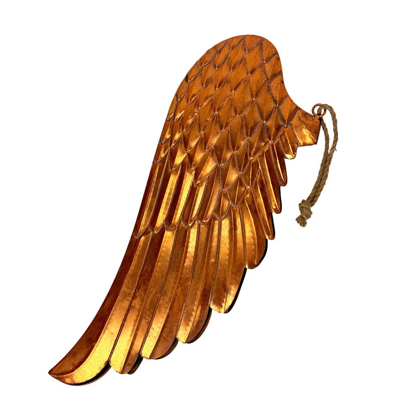 Copper - Image 11 - Zeckos Angel Wings Wall Sculpture, 34 Inch Wide Copper-Toned Metal